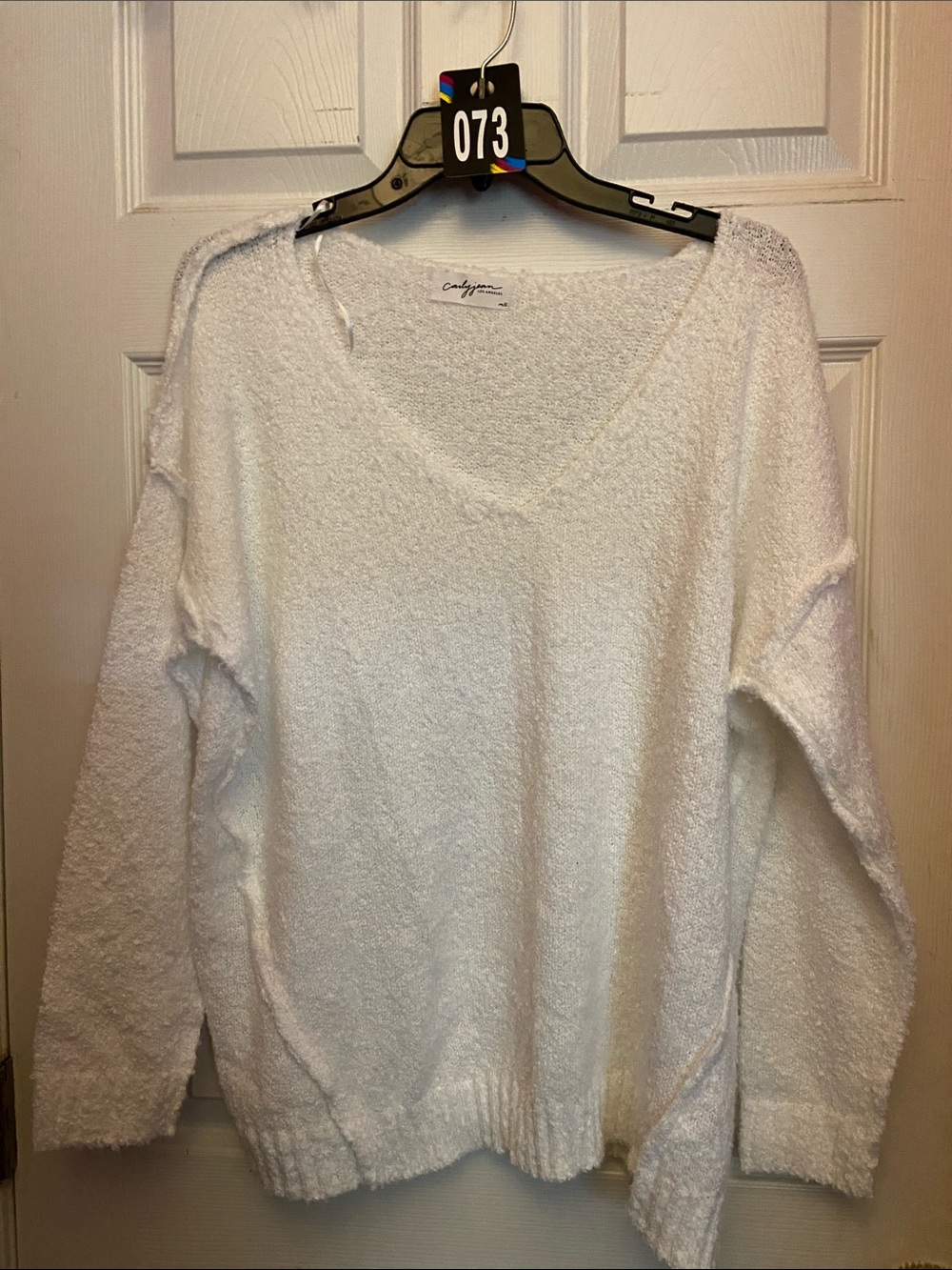 CJLA White Sweater size Med/Large